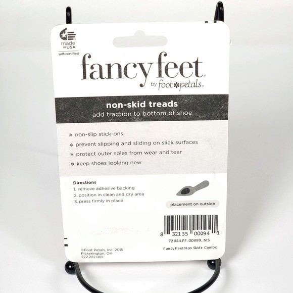 Fancy Feet Shoe Treads Women's Non Skid Grip Pads For Heels Flats Boots New - Picture 2 of 2